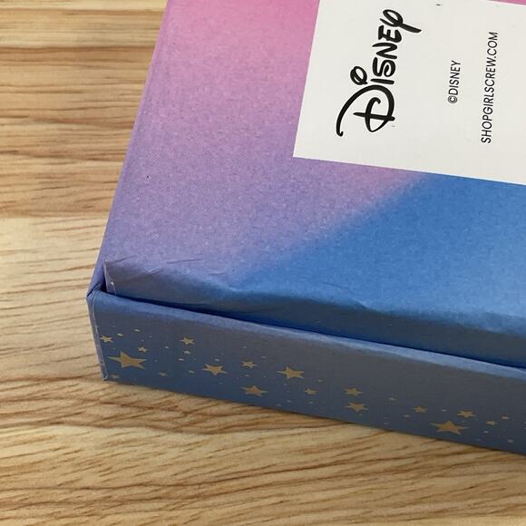 Disney Girls Crew Stud Earring Set Gold New with Box Daisy Duck & Hearts - Picture 5 of 6